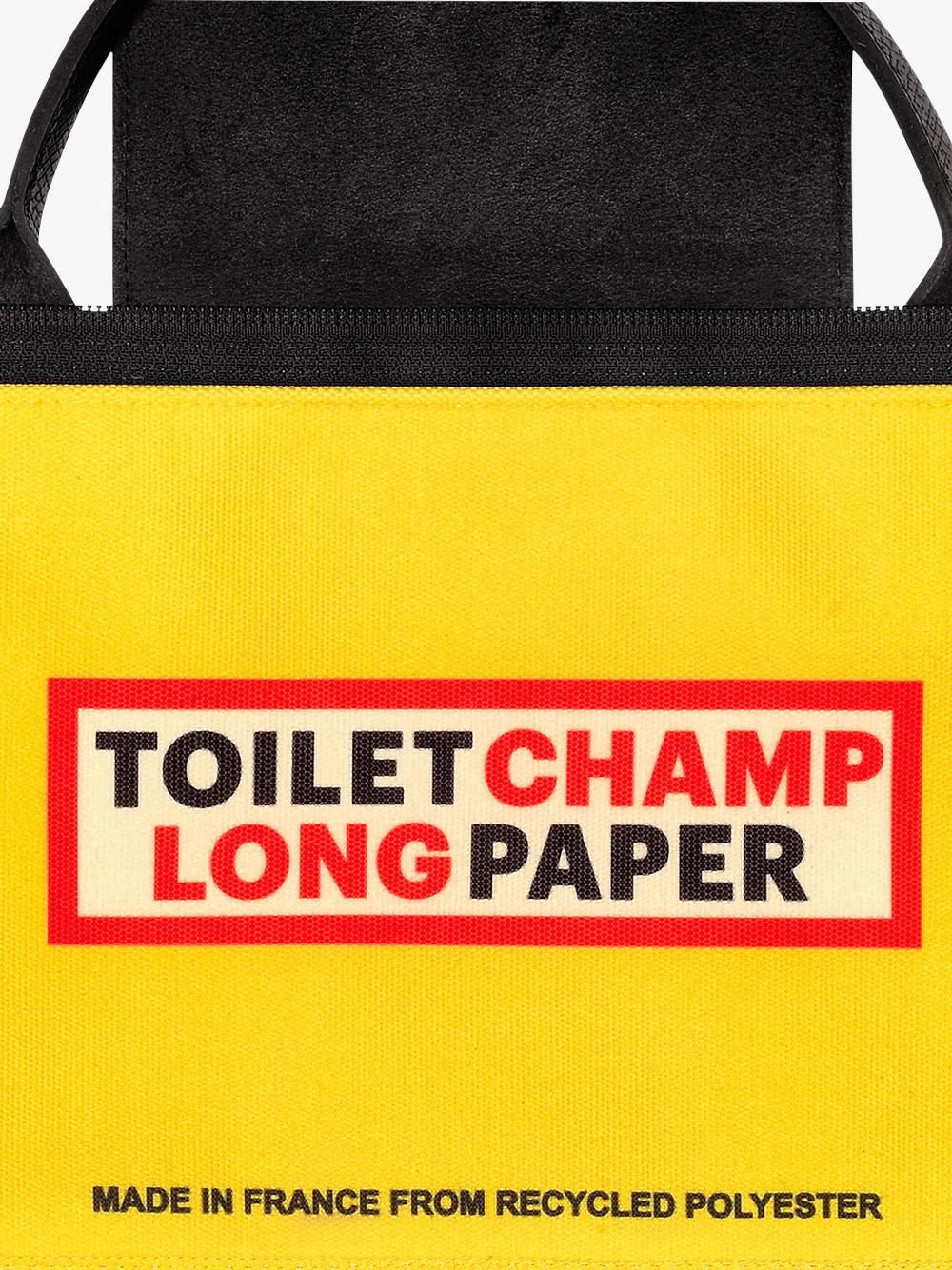Longchamp ` X Toiletpaper` `le Pliage Chien` Unisex Travel Ba in Yellow |  Lyst