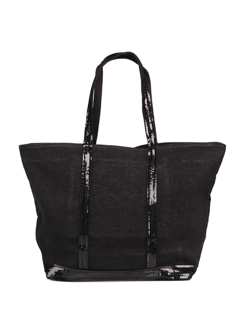 Vanessa Bruno `cabas` Large Tote Bag in Black | Lyst