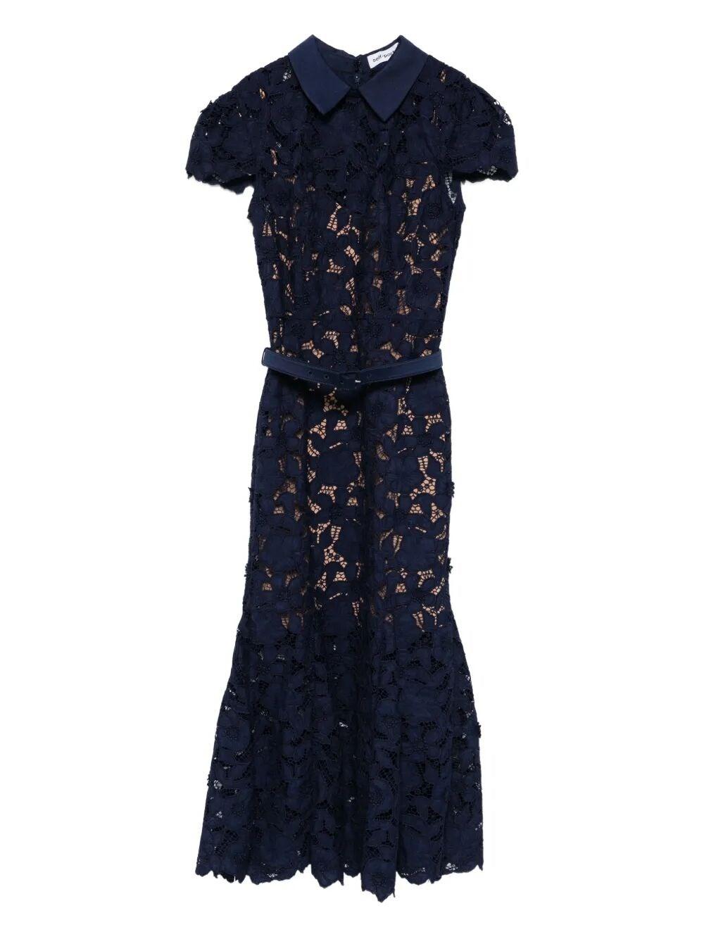 Self-Portrait Collared Dresses for Women | Lyst