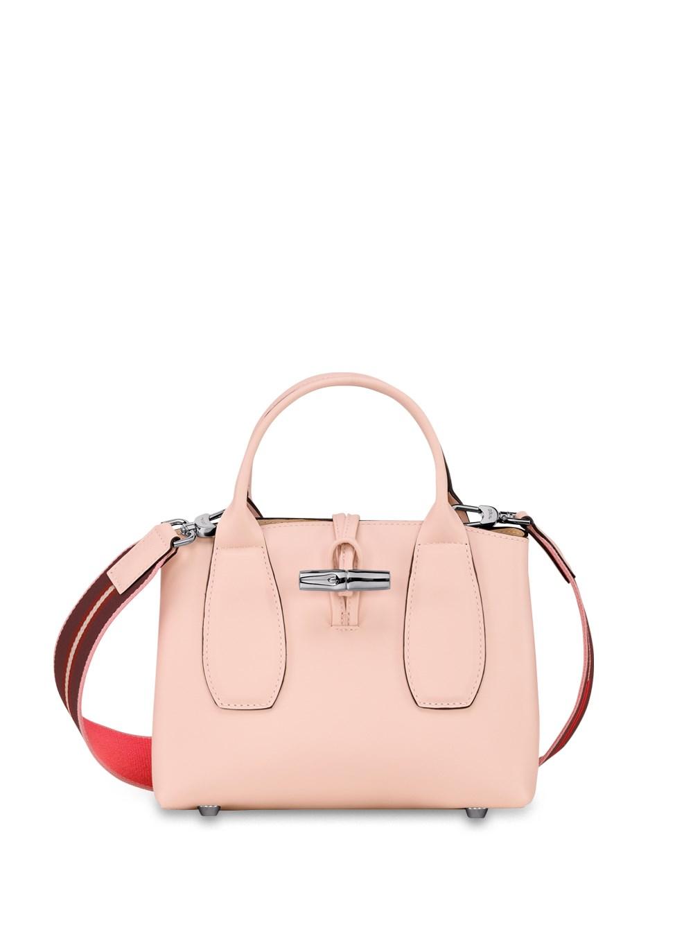 Longchamp `roseau Box` Small Handbag in Pink | Lyst