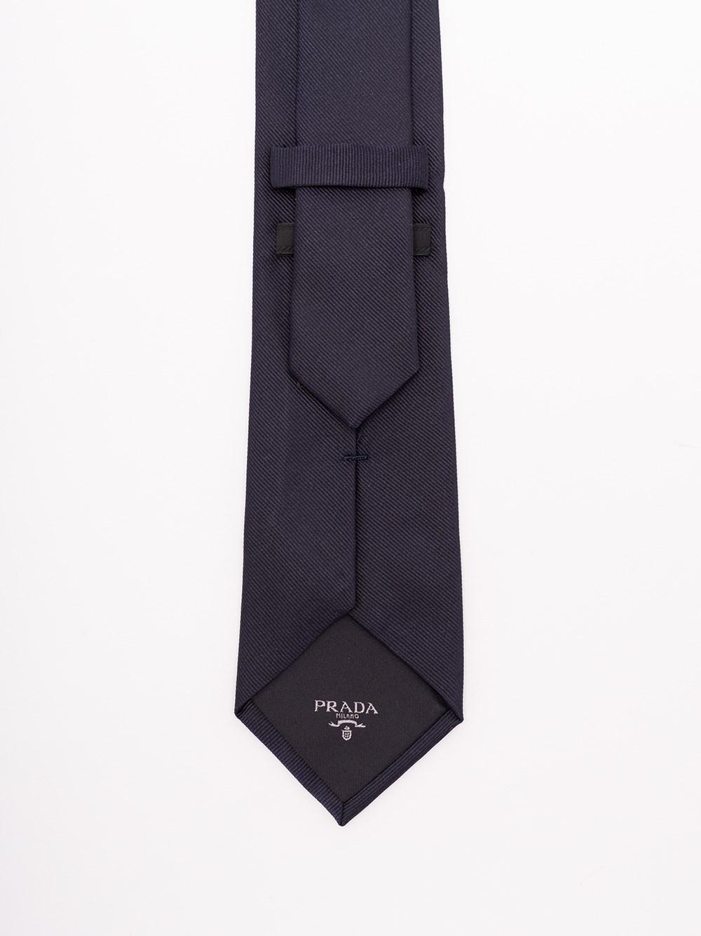 ネクタイ Prada silk tie with logo Men's Prada Ties | Lyst