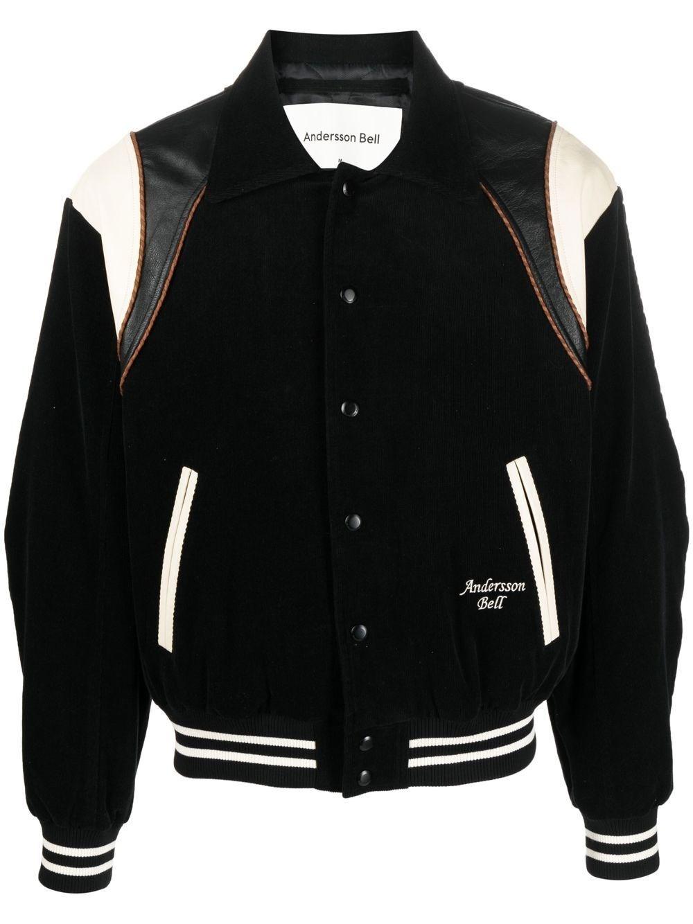 ANDERSSON BELL Varsity Jacket in Black for Men | Lyst