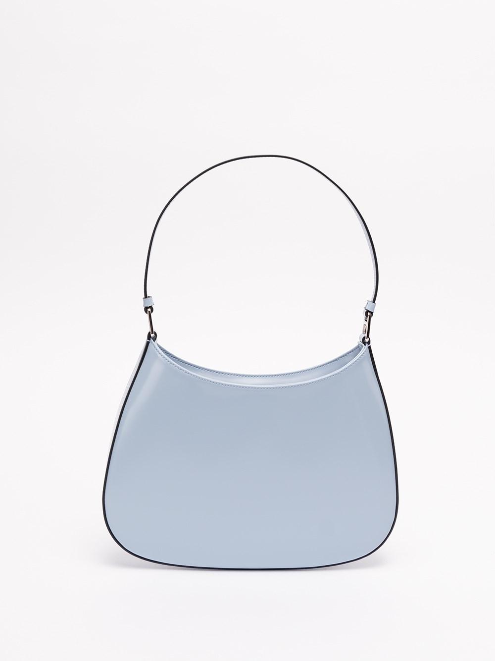 Prada Cornflower Blue 'Cleo' Brushed Leather Shoulder Bag W/Strap – The  Little Bird