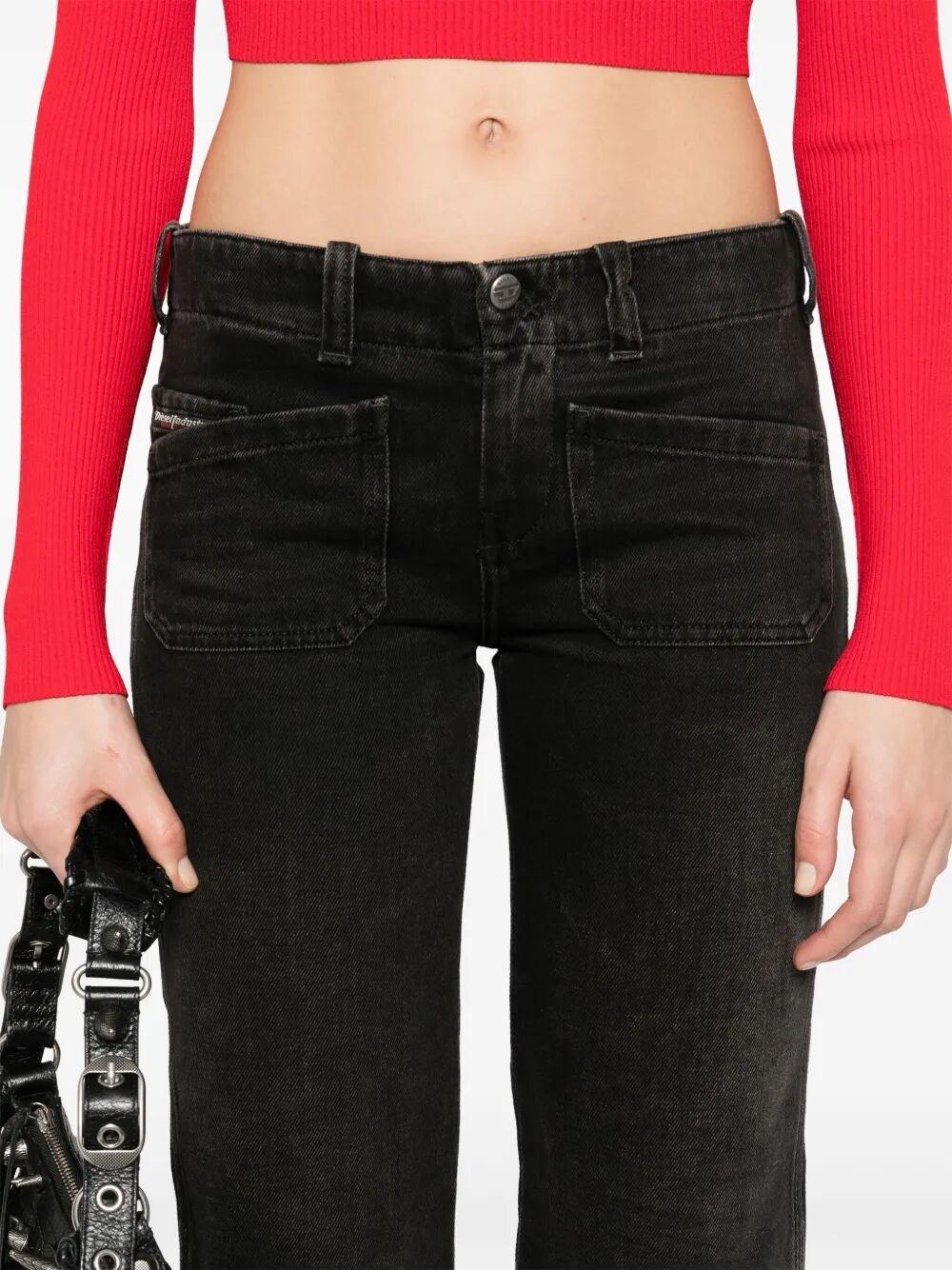 DIESEL 'De-Keate-Short' Denim Shorts in Black | Lyst