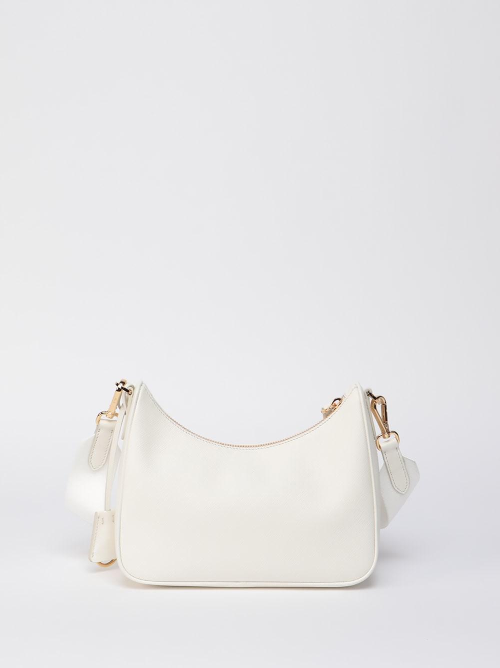 Prada Saffiano Lux Re-Edition 2005 Shoulder Bag - White Crossbody Bags,  Handbags - PRA883788
