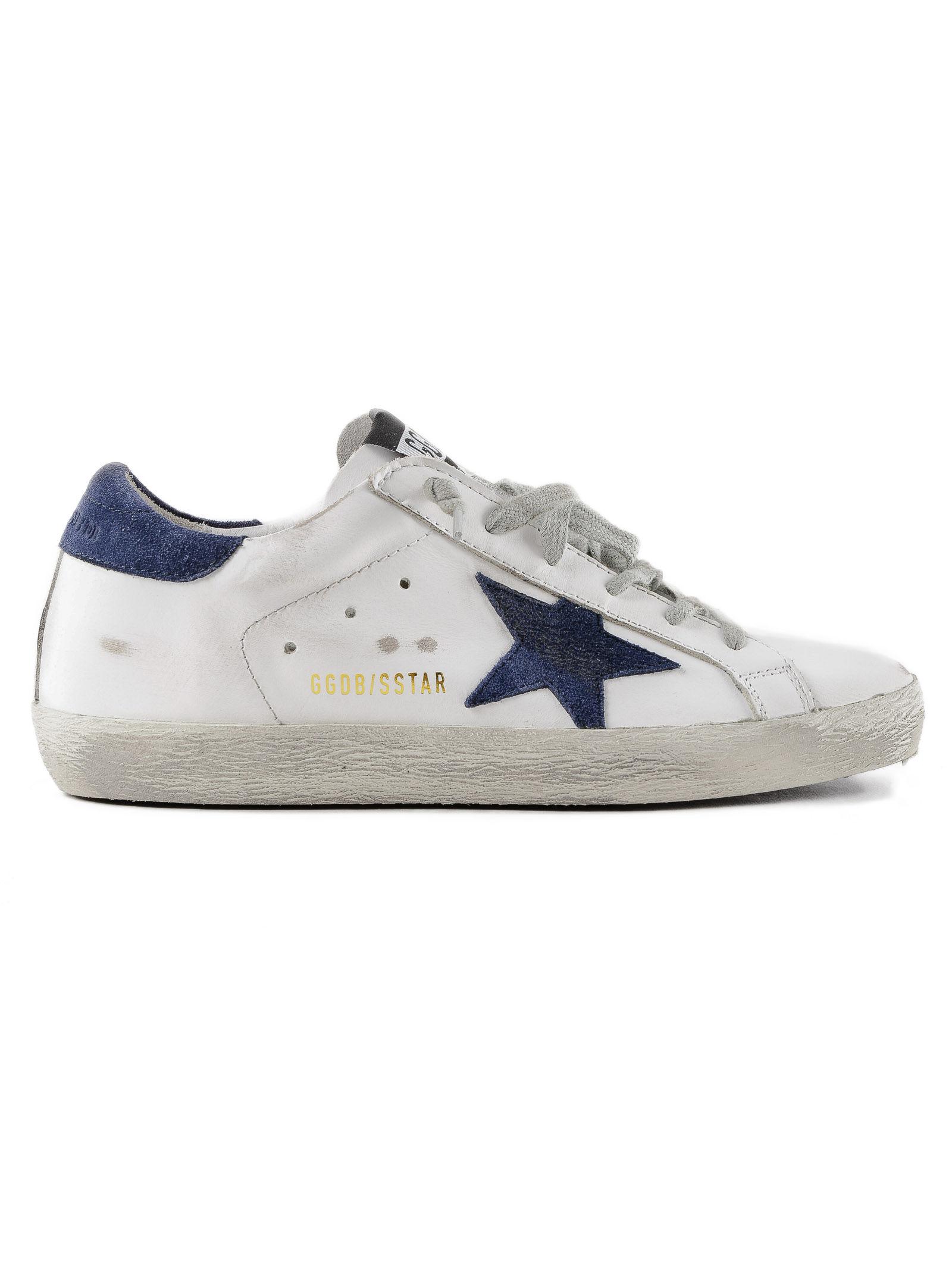 Leather Sneakers Superstar Navy Star 