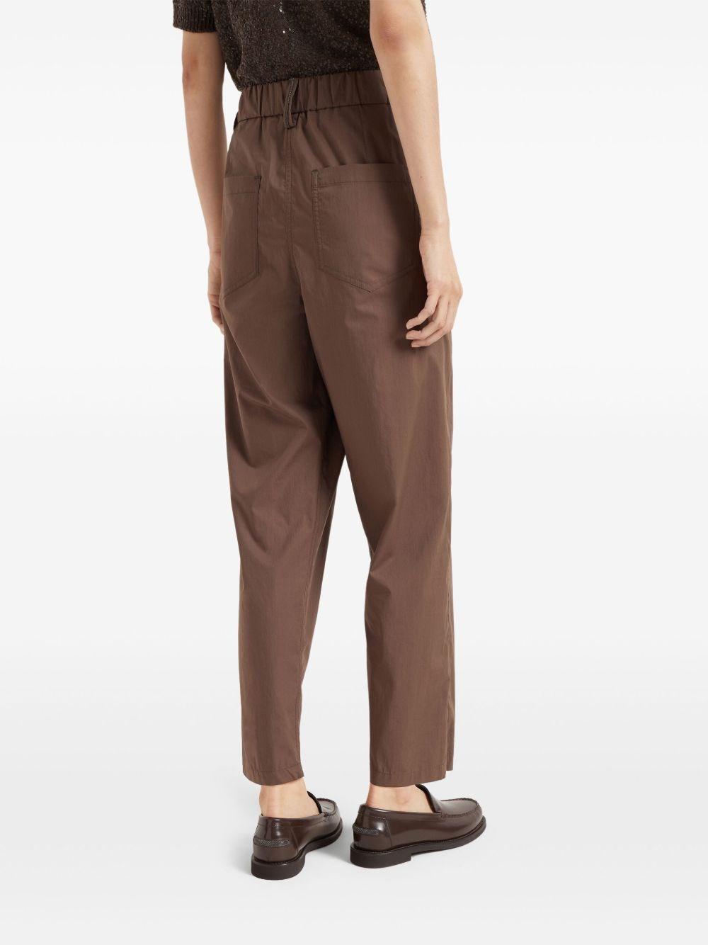 パンツ BRUNELLO CUCINELLI Track five-pocket trousers in lightweight Brunello Cucinelli Straight Trousers With Monili Detail in