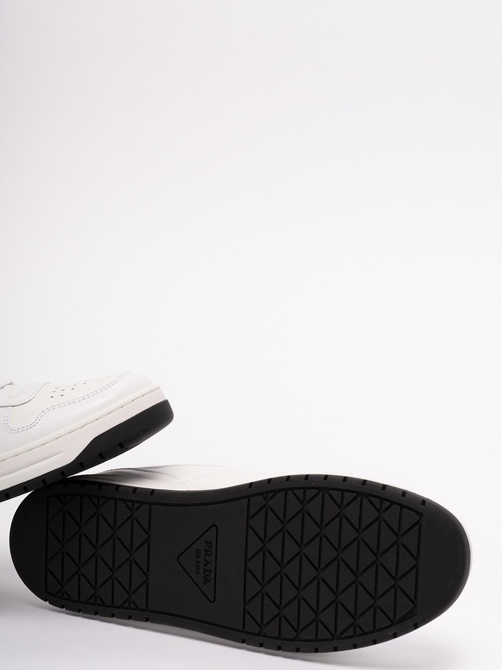 Downtown perforated leather sneakers