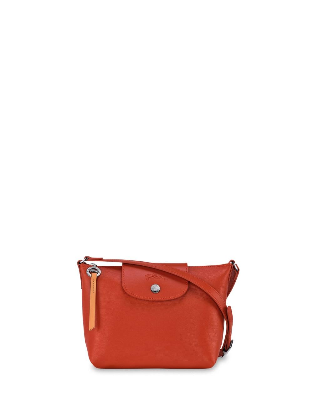 Longchamp `le Pliage City` Extra Small Crossbody Bag in Red