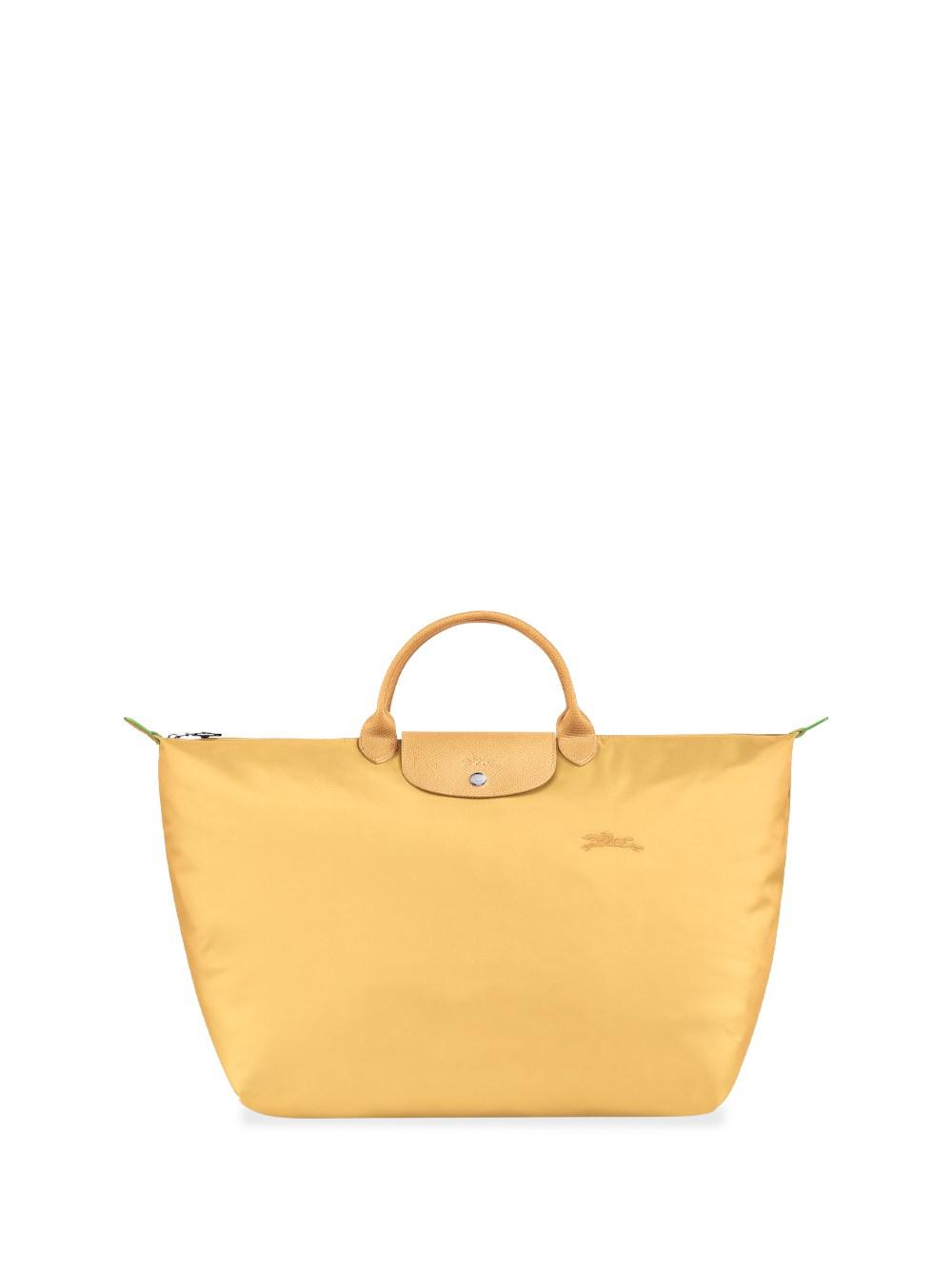 Longchamp `le Pliage Green` Small Unisex Duffle Bag in Natural | Lyst