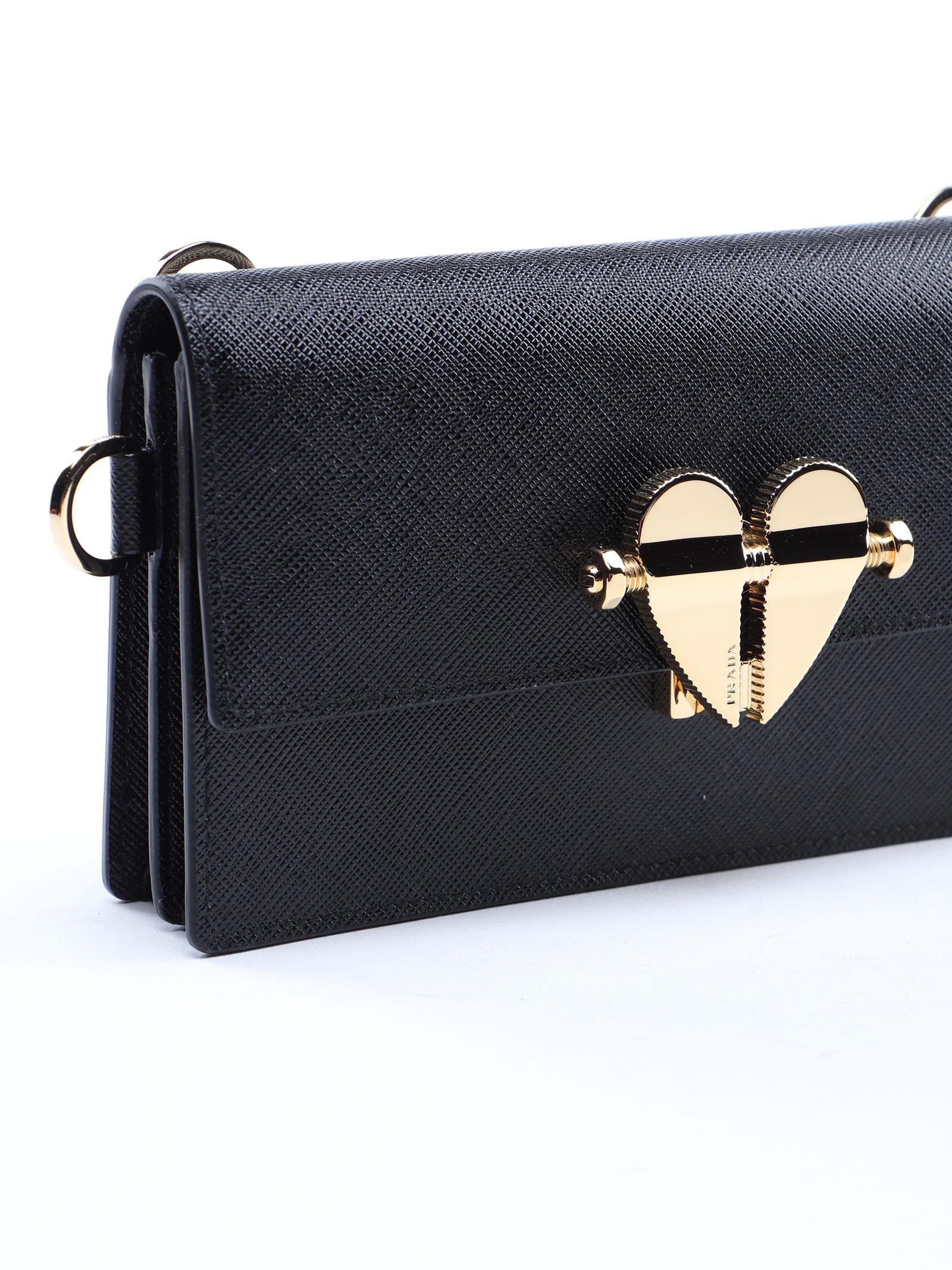leather heart bag