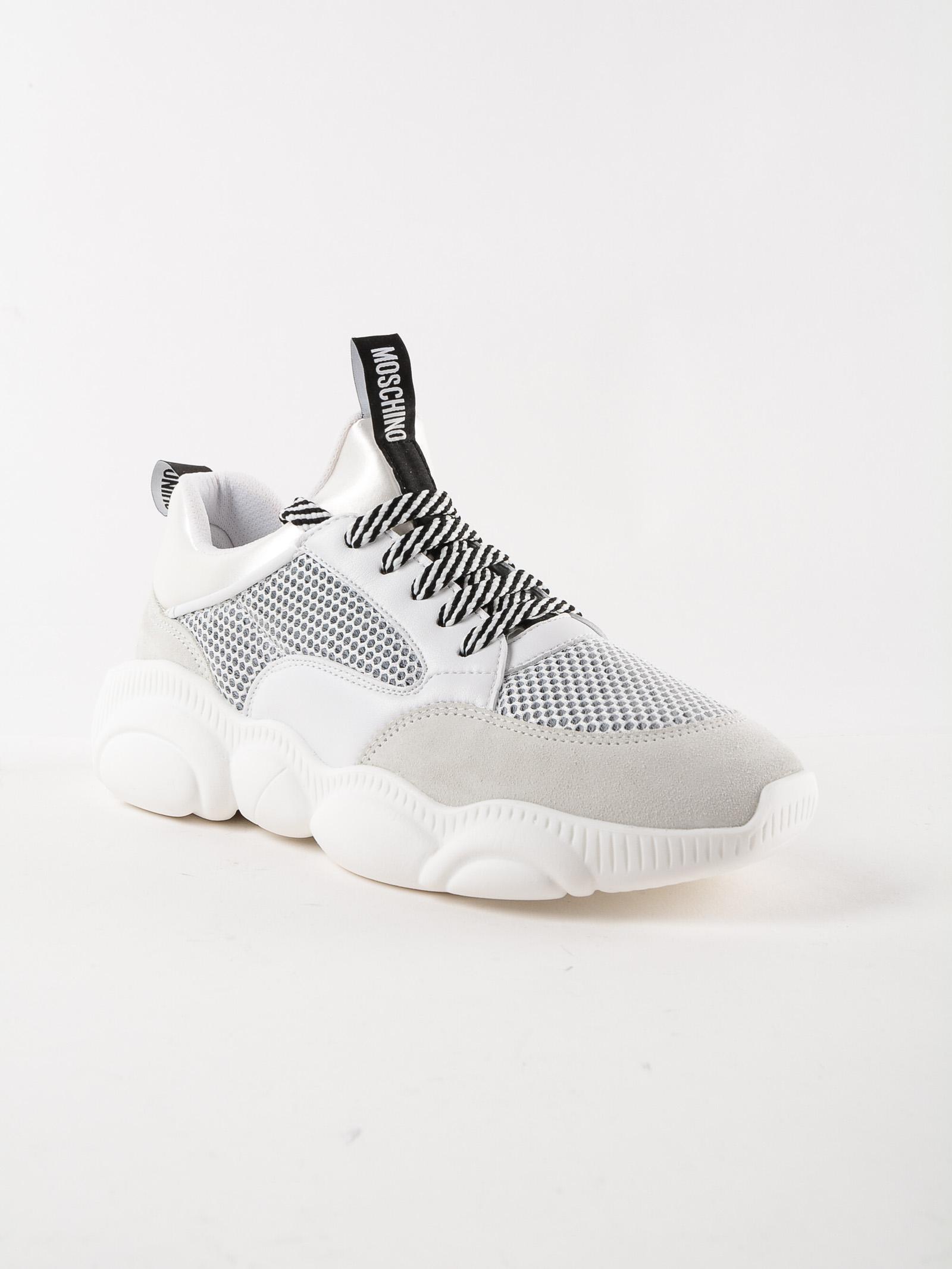 teddy run sneakers moschino