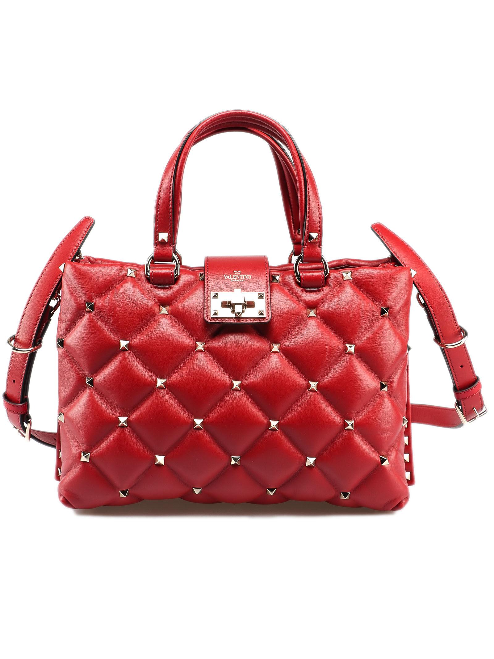 valentino bag red studs