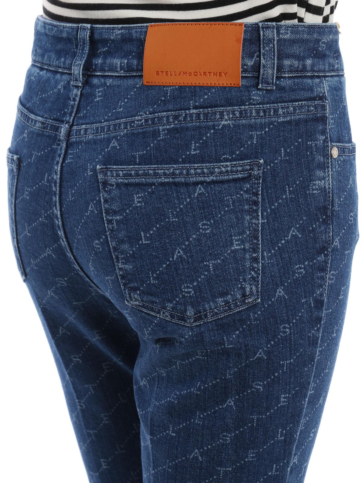 laser print jeans