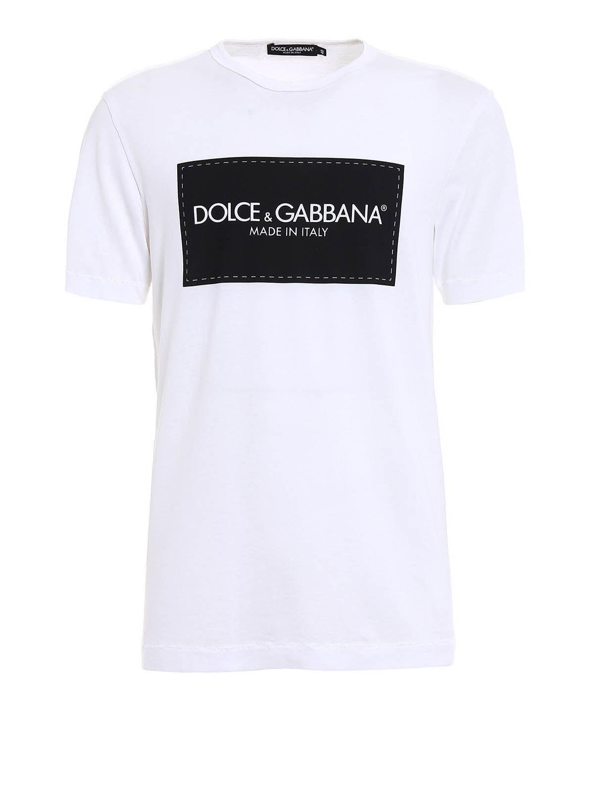 Dolce & Gabbana "d&g Made In Italy" Print T-shirt in White for Men - Lyst