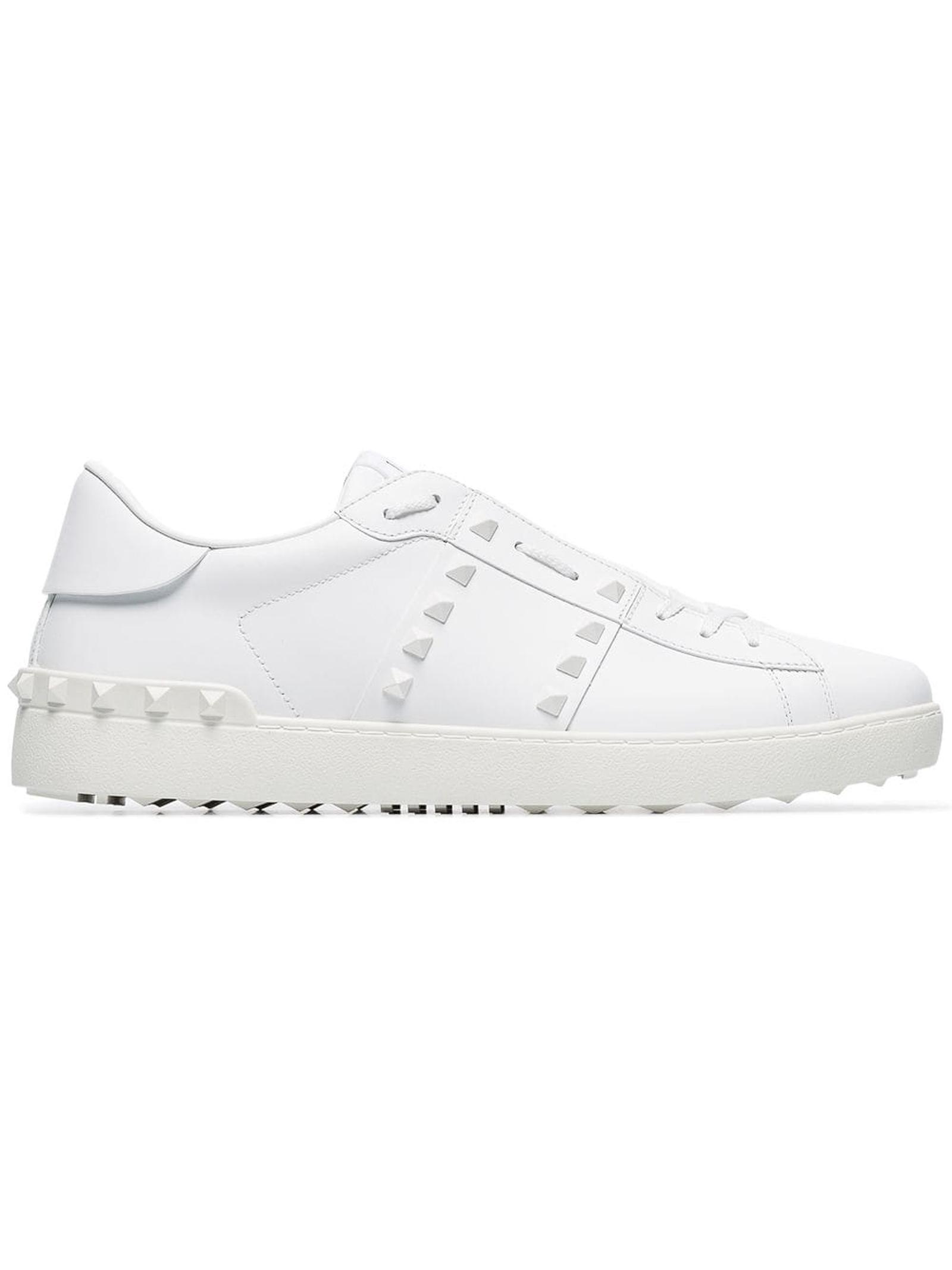valentino white flat