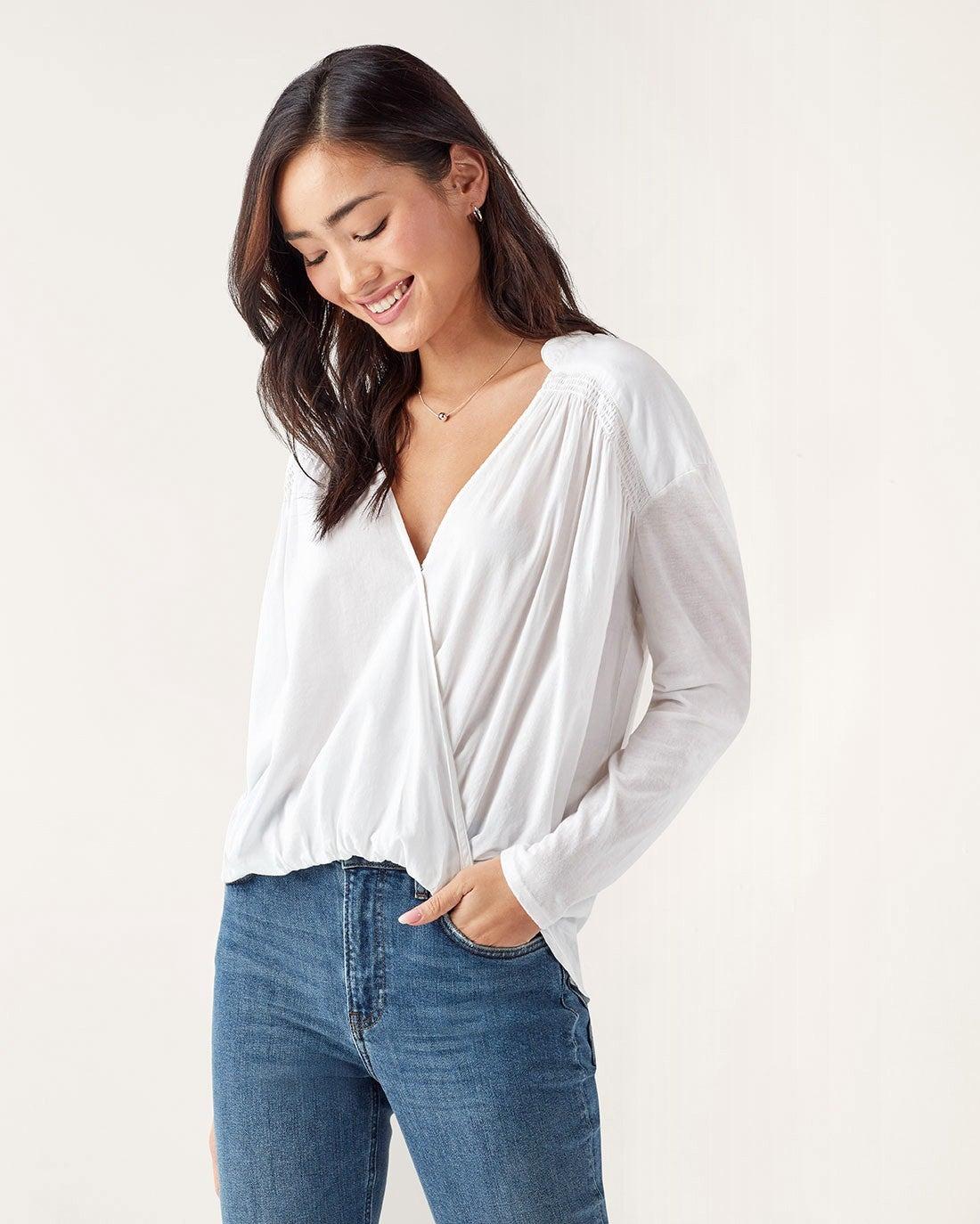 splendid surplice top