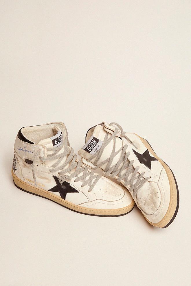 Golden Goose Sky Star Nappa Upper With Serigraph Leather Star And