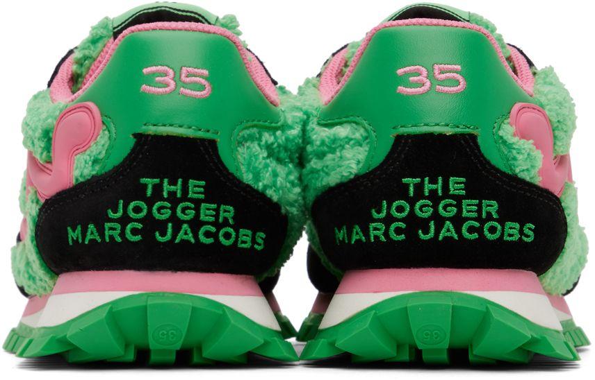 Marc Jacobs Pink & Green 'the Teddy jogger' Sneakers in Black | Lyst