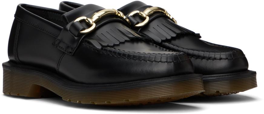 Dr. Martens レディース ブラック Adrian Snaffle ローファー フラット  