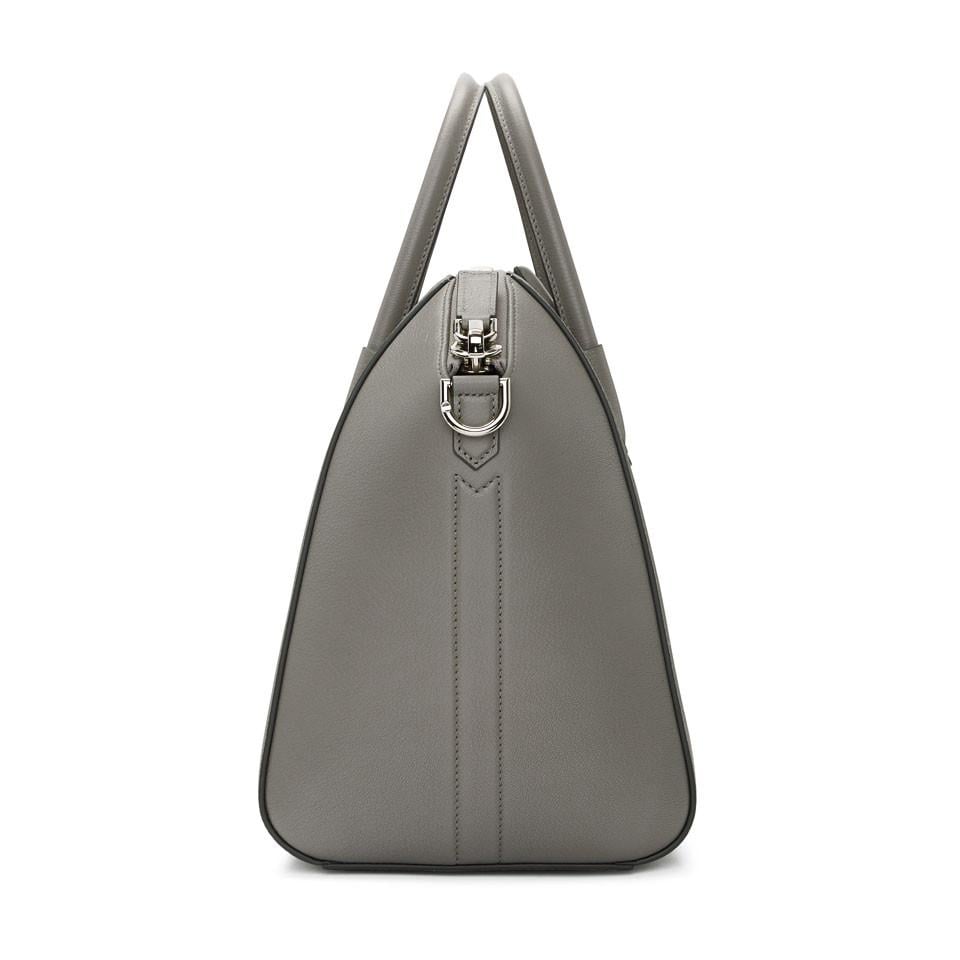 Givenchy Leather Grey Medium Antigona Bag in Gray - Lyst