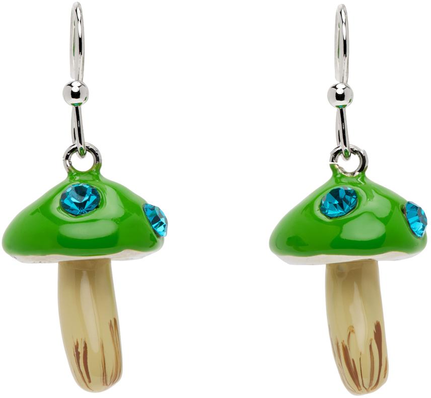 Marni メンズ グリーン Ssense限定 ーン Mushroom ピアス イヤリング 