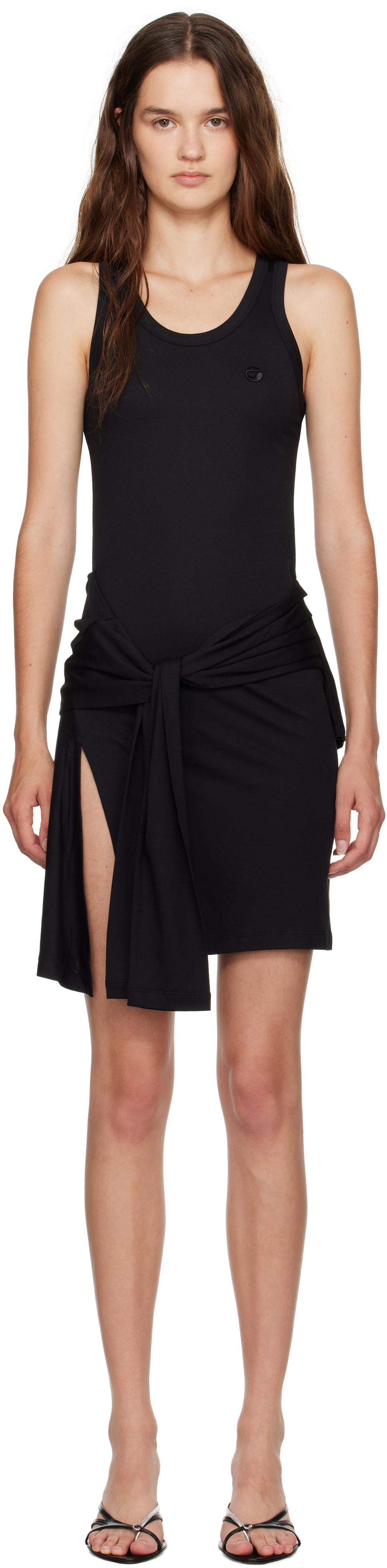 ワンピースその他 Coperni Mini dresses Coperni Asymmetric Flower Knit Mini Dress - Black – The