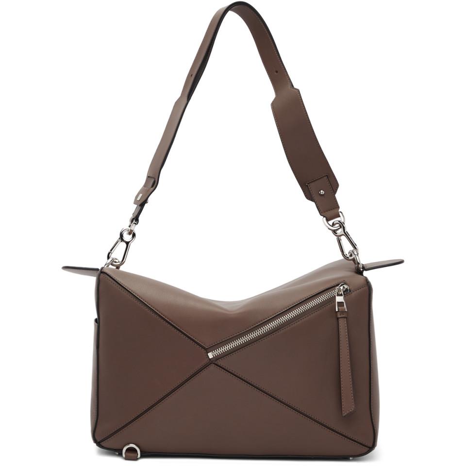 loewe puzzle dark taupe