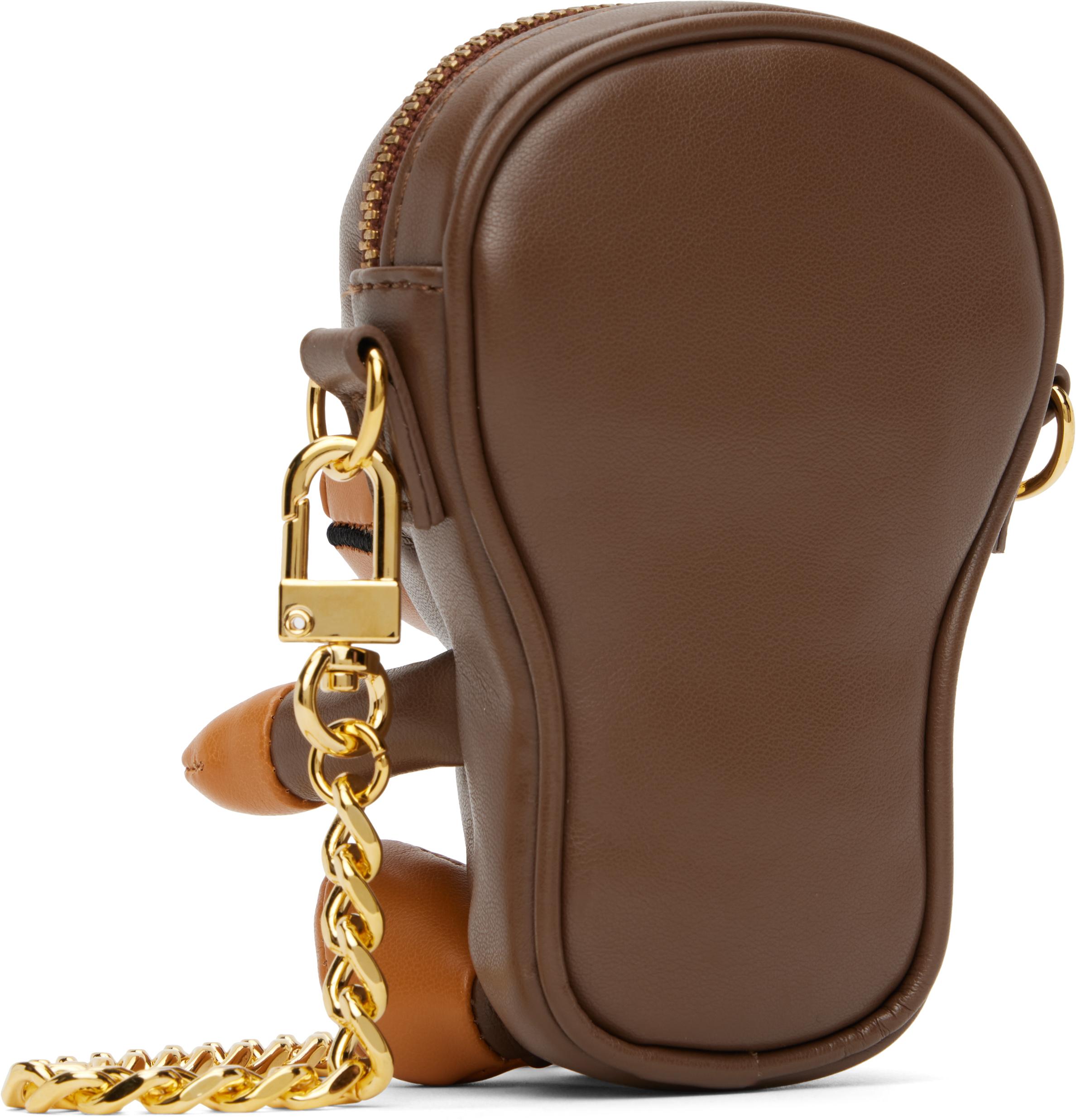 A Bathing Ape Milo Friends Mini Shoulder Bag in Brown | Lyst