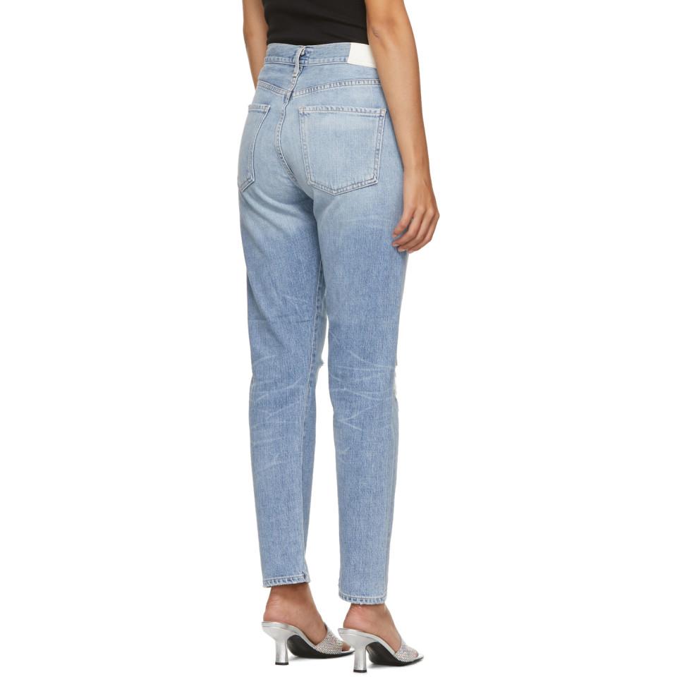 citizens of humanity liya high rise classic fit jeans