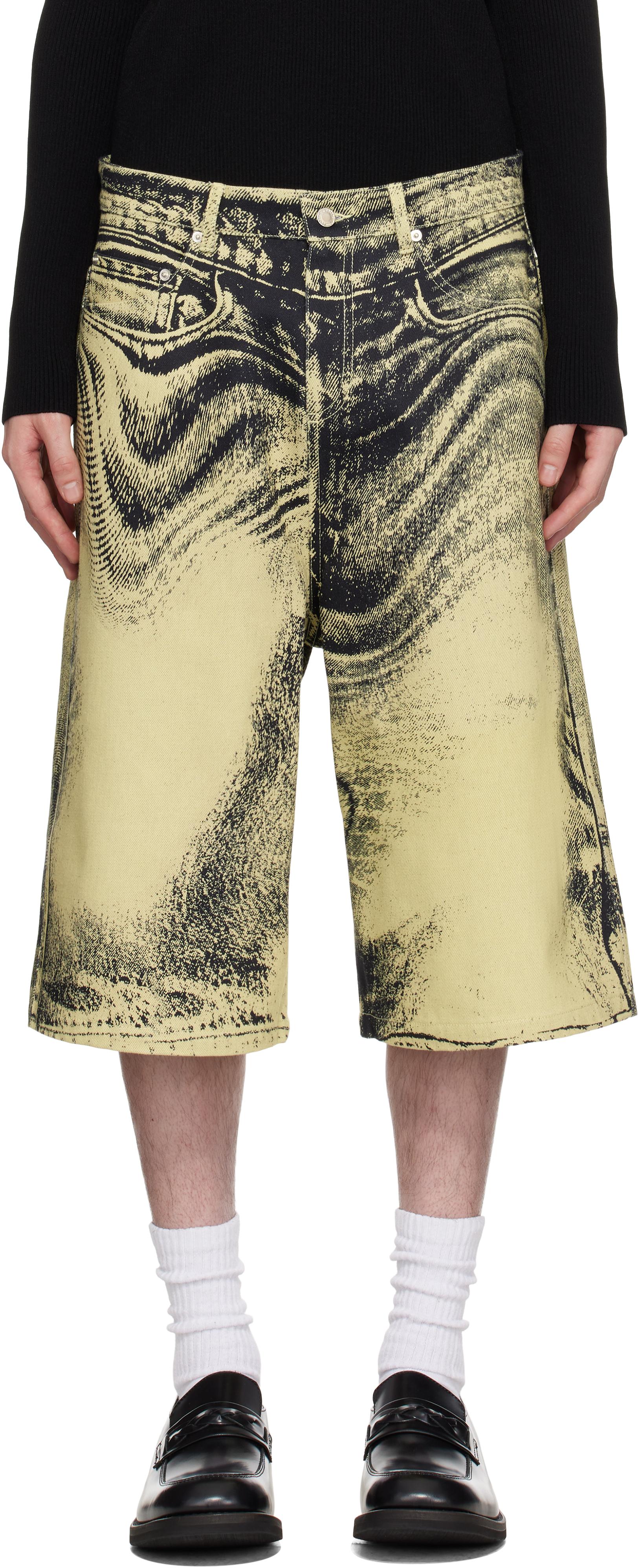 CAMPERLAB Distorted Denim Shorts in Natural for Men | Lyst