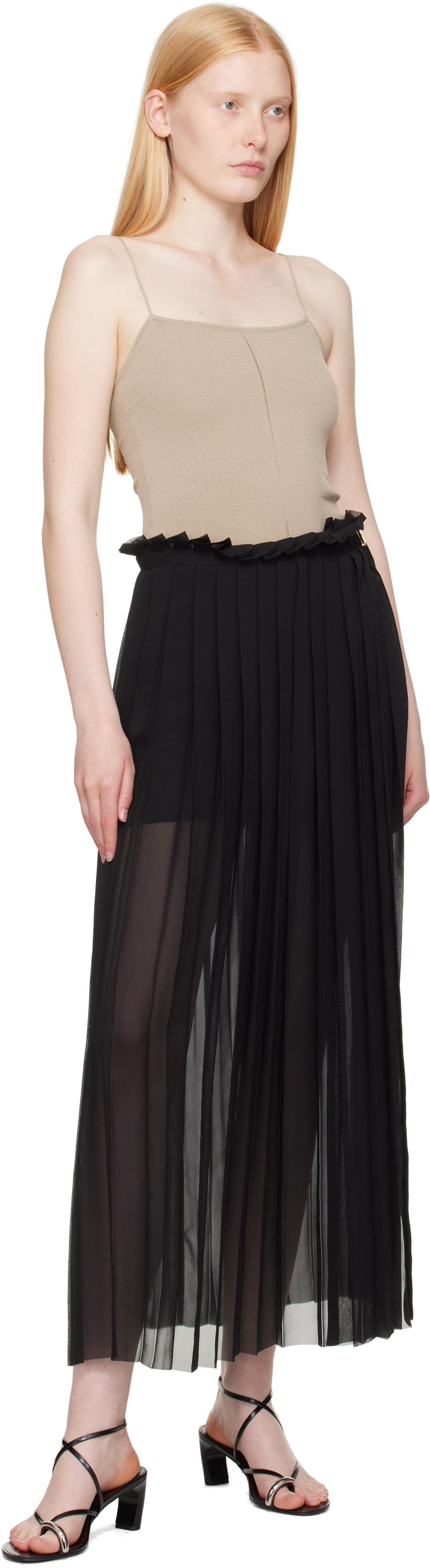 【関税込み】AMI Paris ブラック プリーツ ミディアム スカート Ami Paris ブラック プリーツ ミディアム スカート ブラック | Lyst