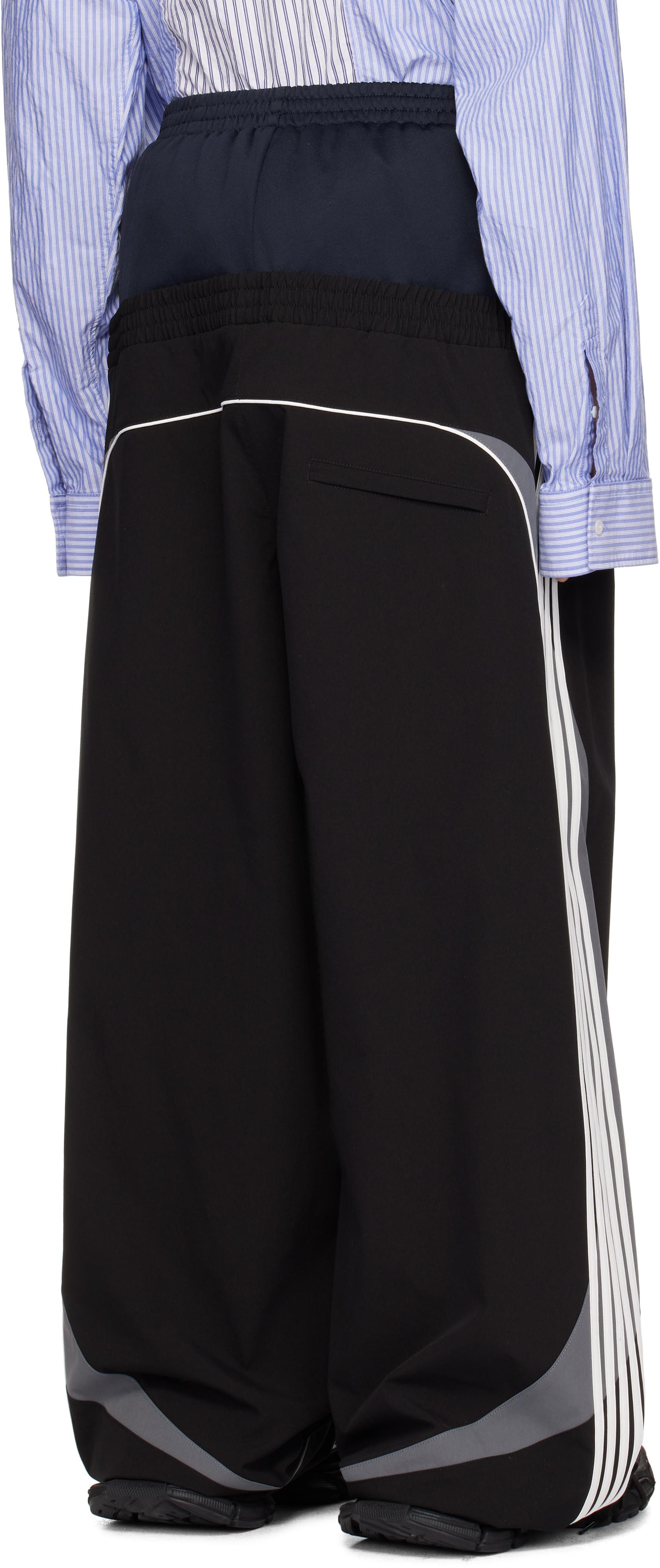 メンズ Balenciaga ブラック Cut-Up トラックパンツ ブラック | Lyst