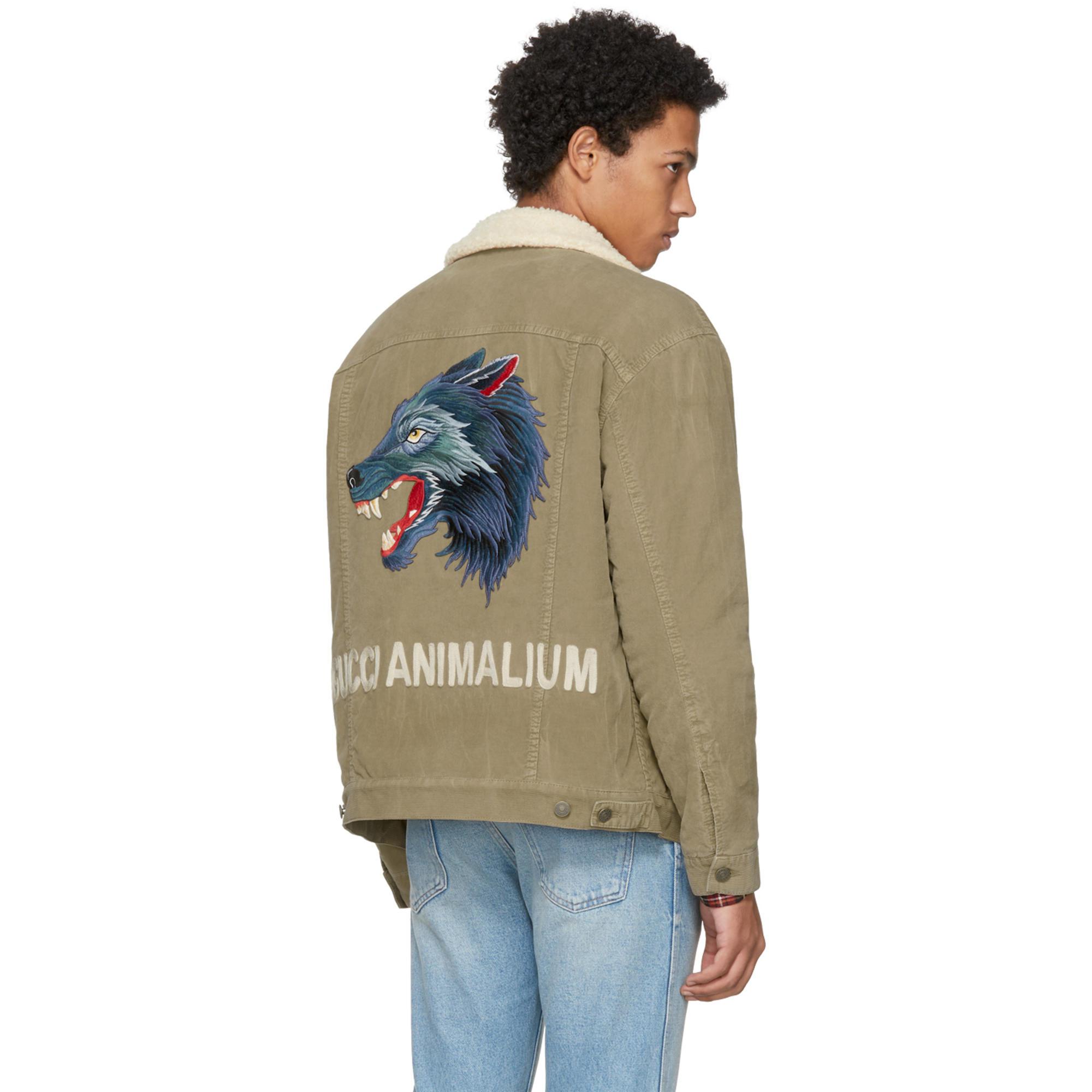 gucci animalium jacket