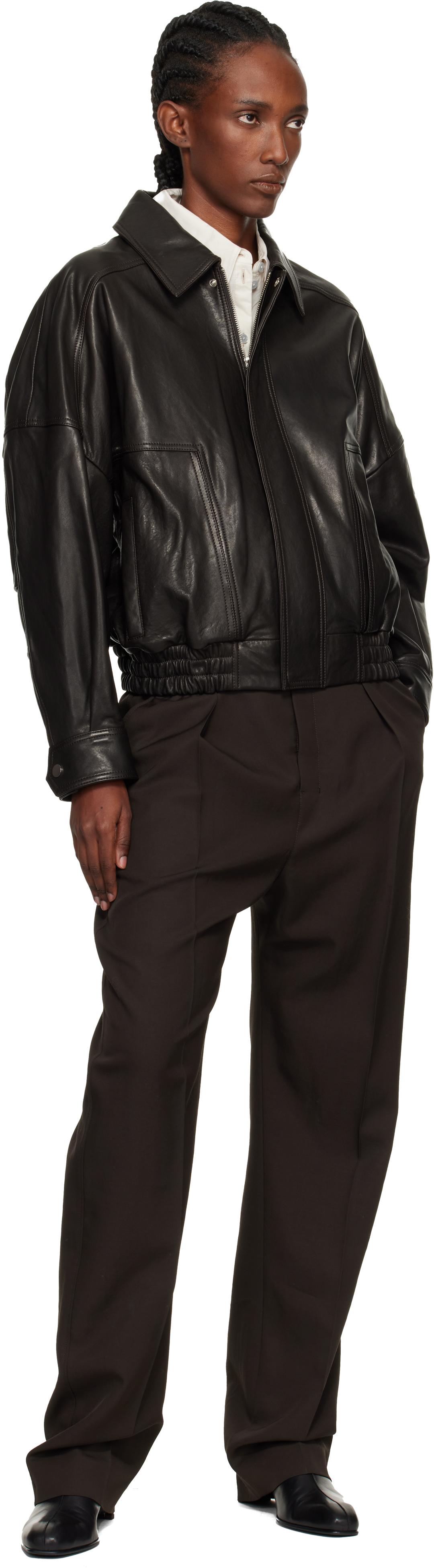 Black Leather jackets for Women Lyst UK