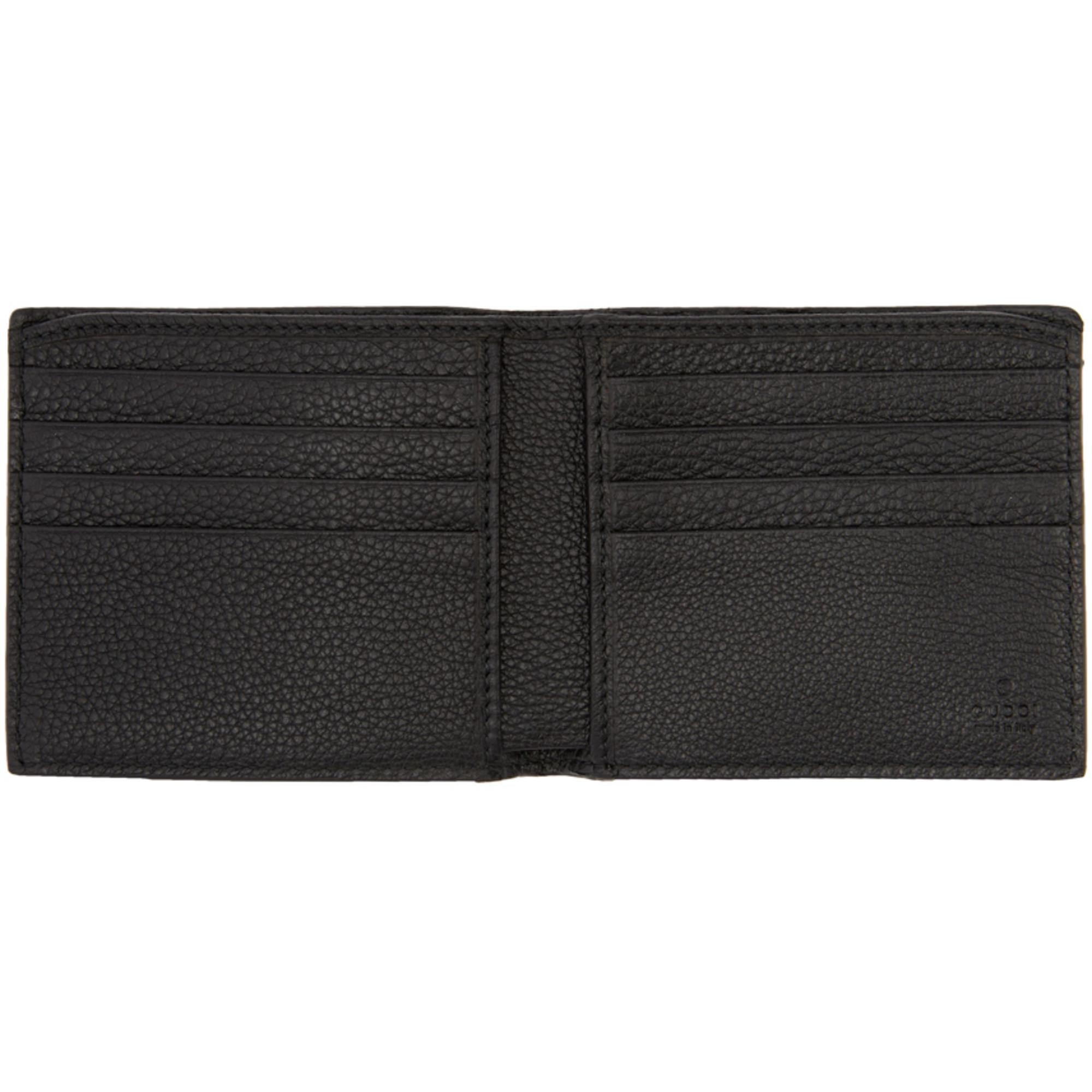 Lyst - Gucci Black Logo Wallet in Black for Men