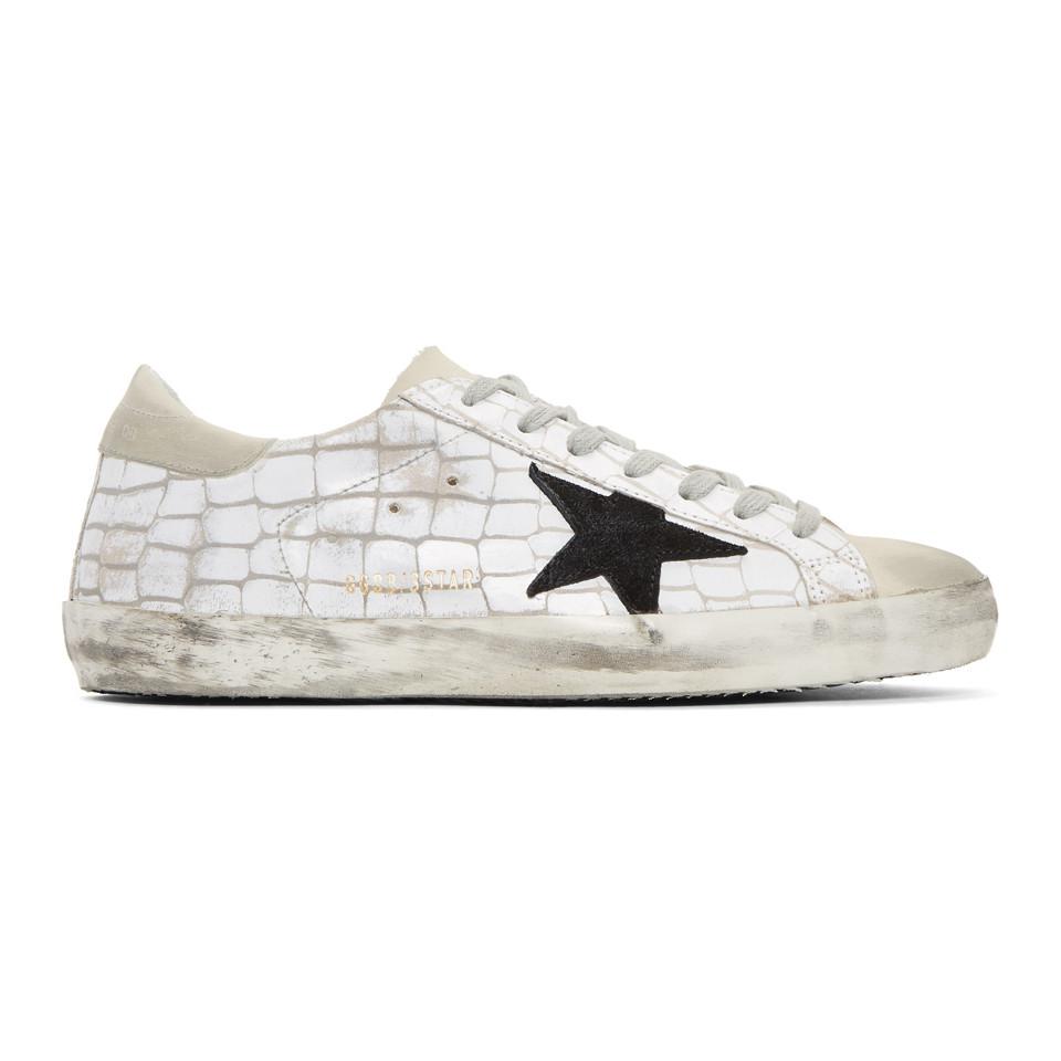 Golden goose crocodile new arrivals