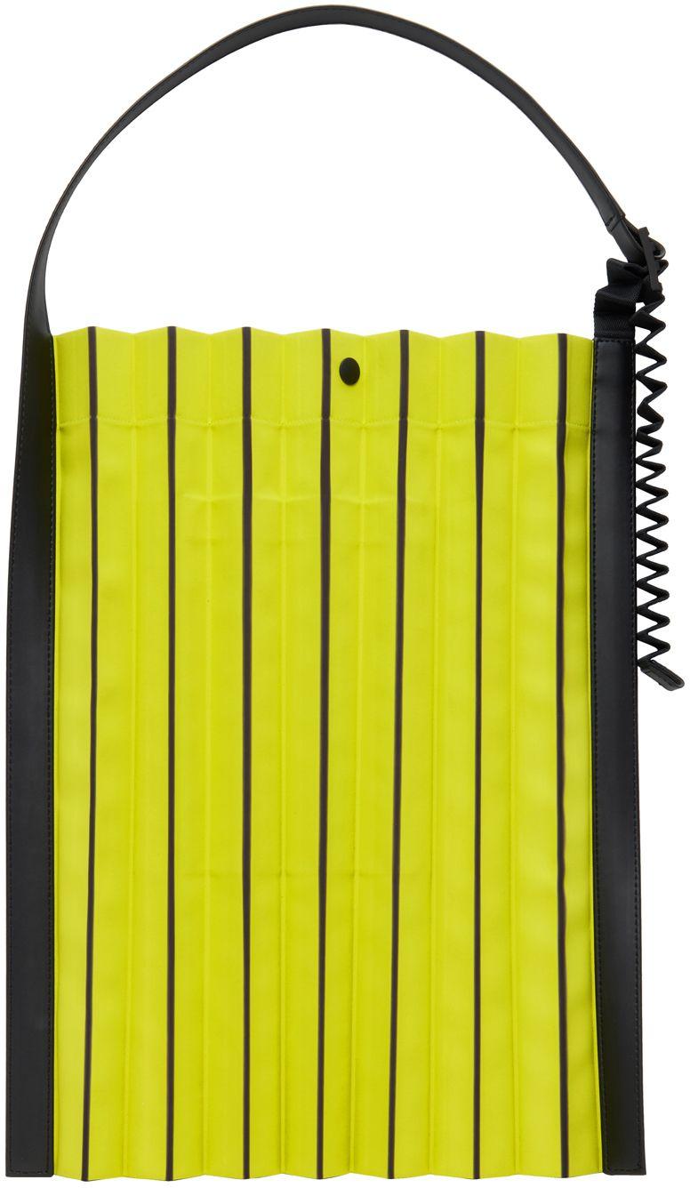 Pleats Please Issey Miyake Yellow Accordion Pleats Bag Lyst