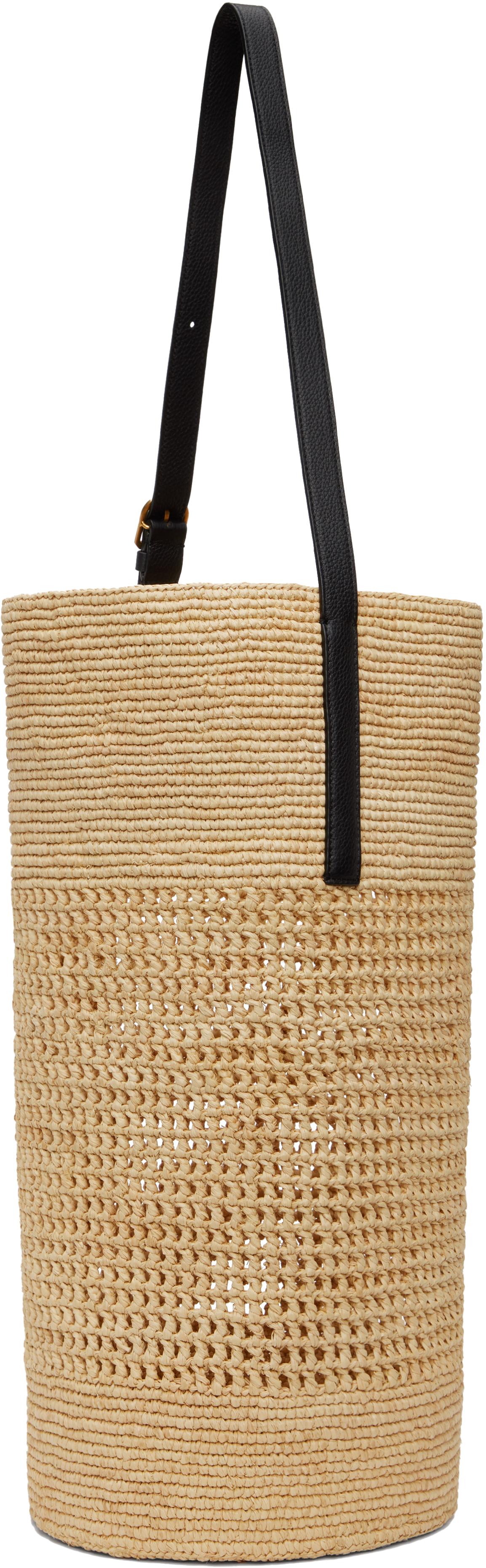KHAITE Billie Bucket Tote in Black | Lyst