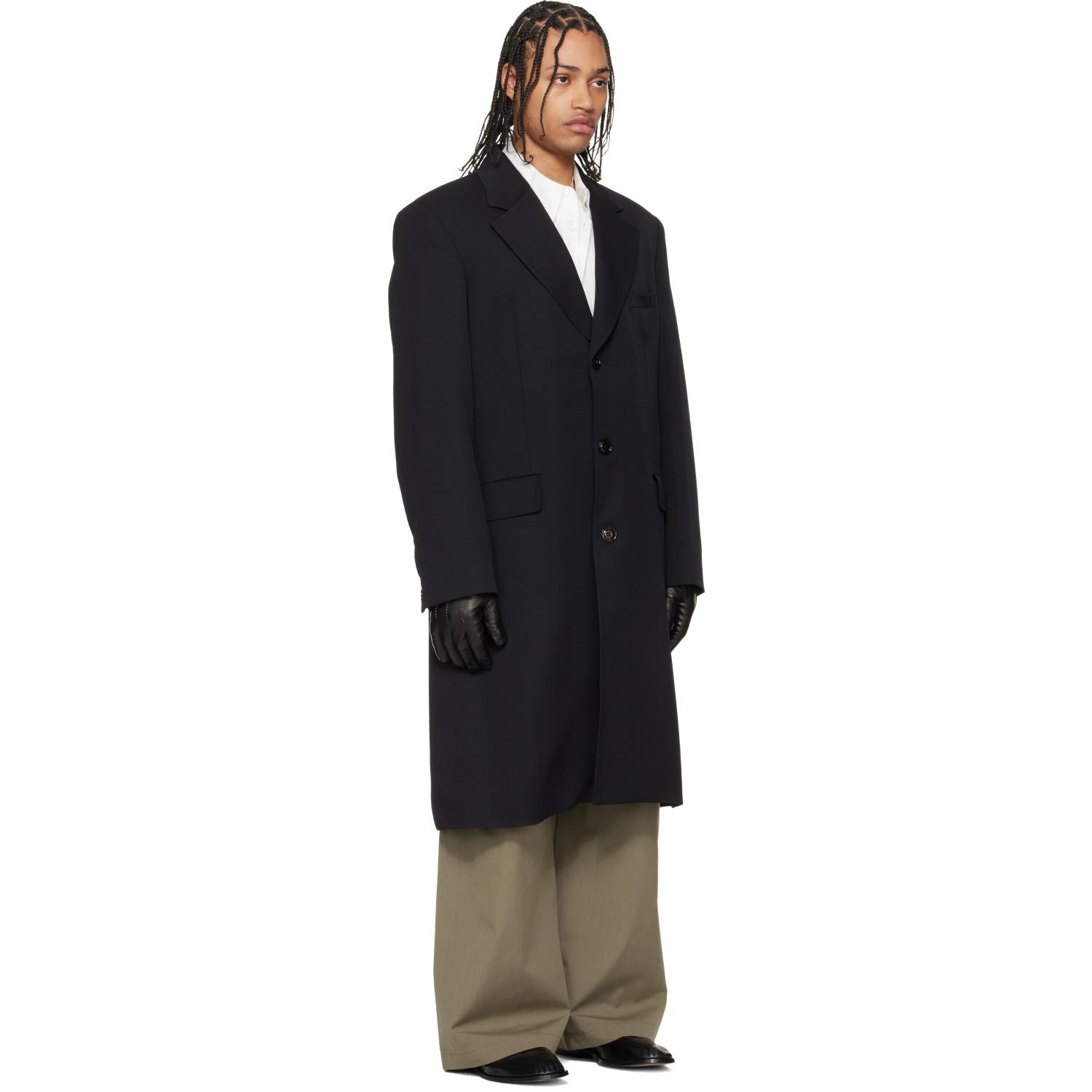 Our Legacy Dolphin Coat in Black for Men | Lyst
