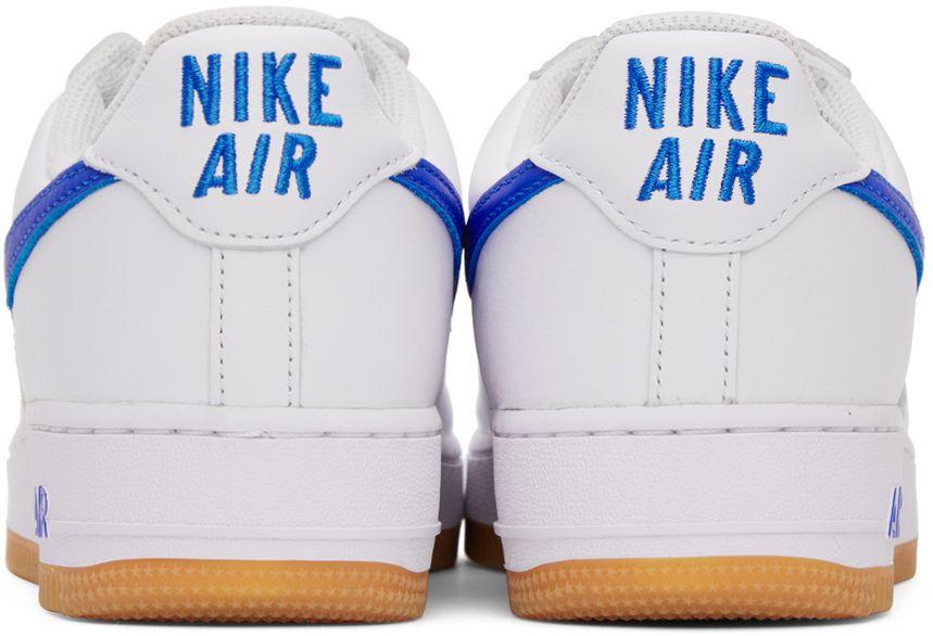 Nike White & Blue Anniversary Air Force 1 Retro Sneakers in Black for Men |  Lyst