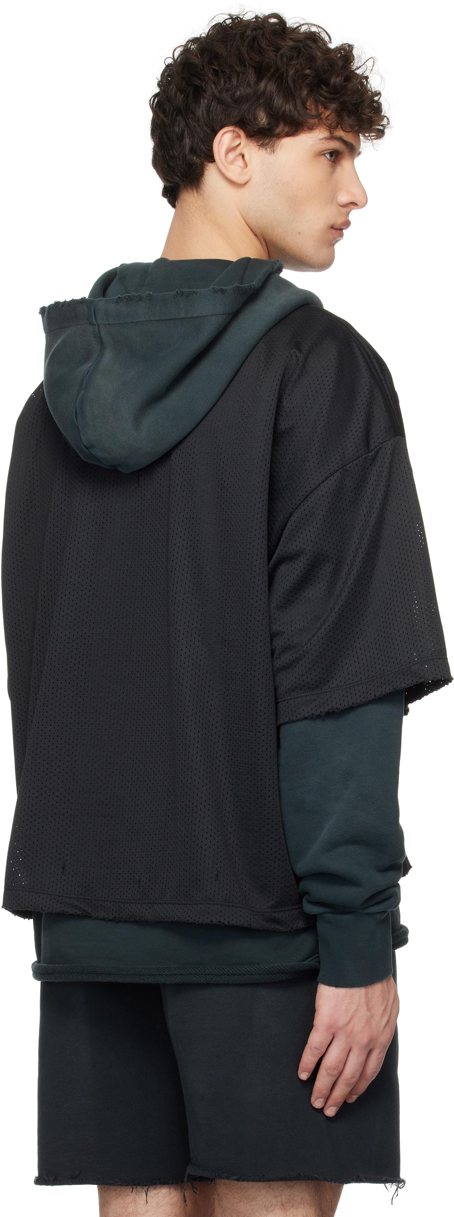 【関税込み】AMIRI ブラック MA Star メッシュ フーディ AMIRI アミリ SS25 MA STAR MESH HOODIE / BLK - NUBIAN