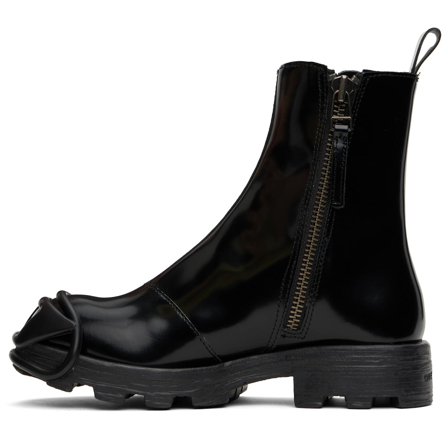 DIESEL D-Hammer Bt Zip D Boots in Black for Men | Lyst