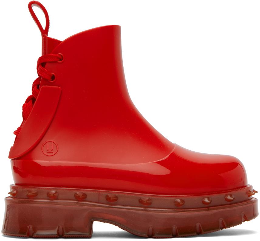 Undercover Red Melissa Edition Spikes Boots Lyst UK