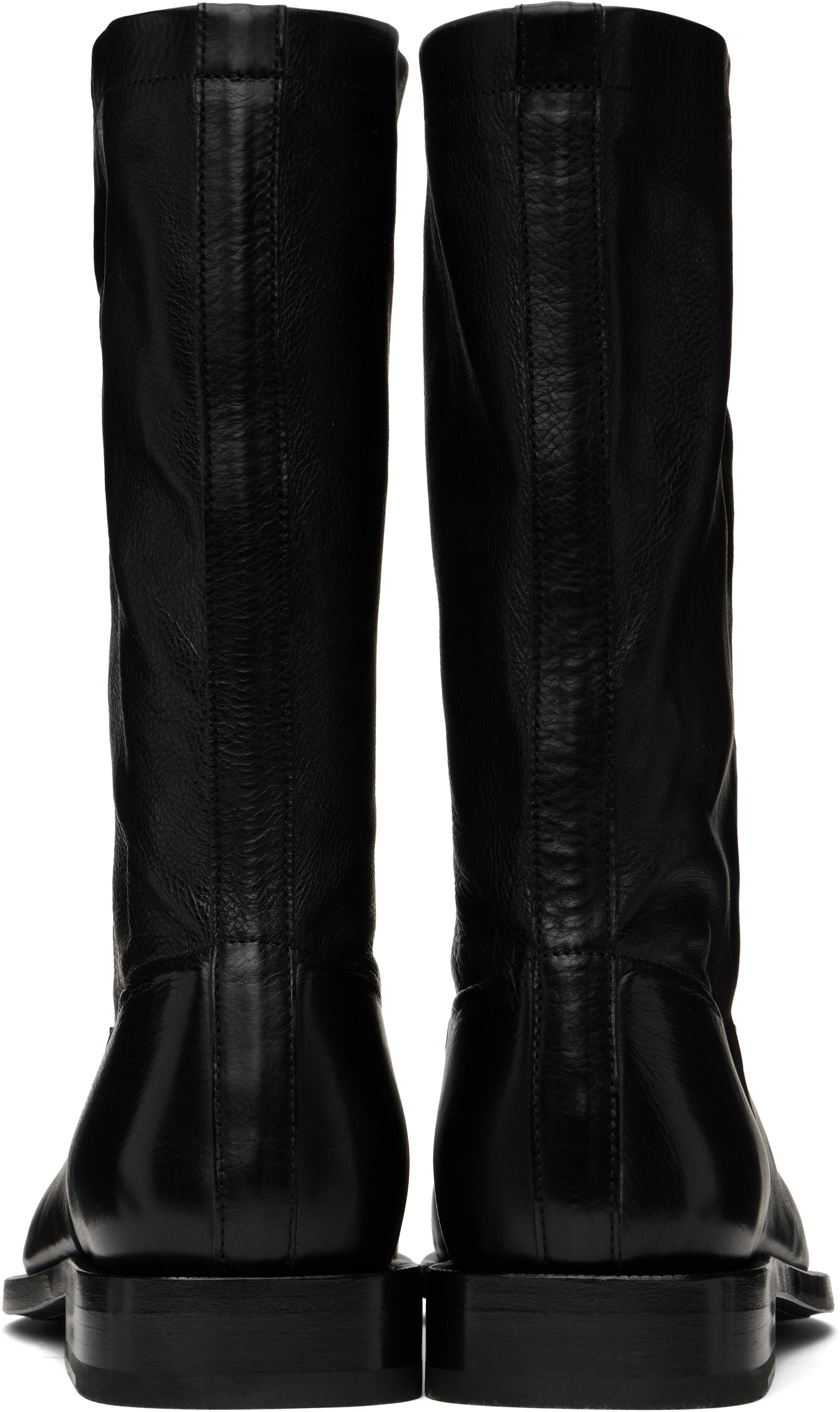 Lemaire Soft Workwear Boots in Black for Men | Lyst