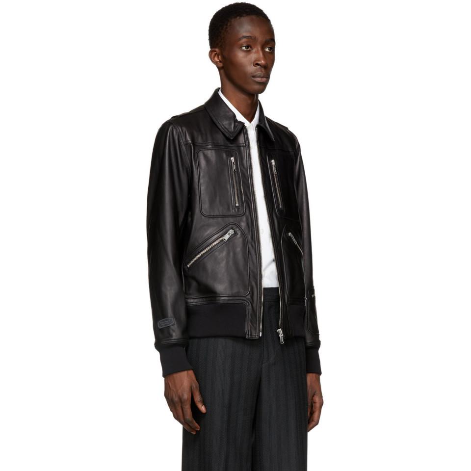 Undercover top leather jacket