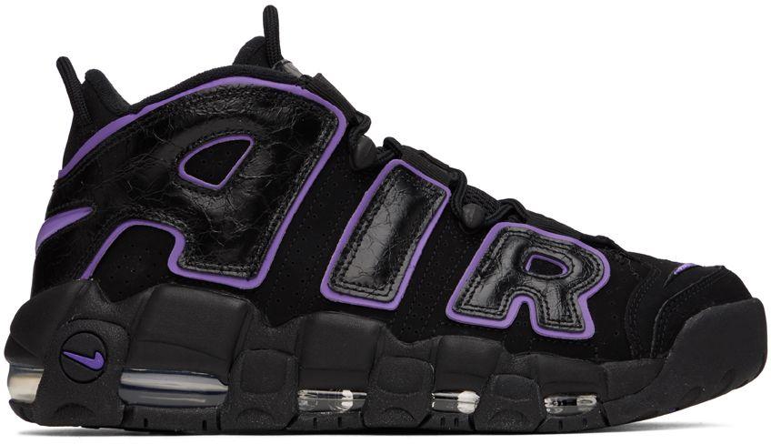 Nike Black & Purple Air More Uptempo '96 Sneakers for Men | Lyst