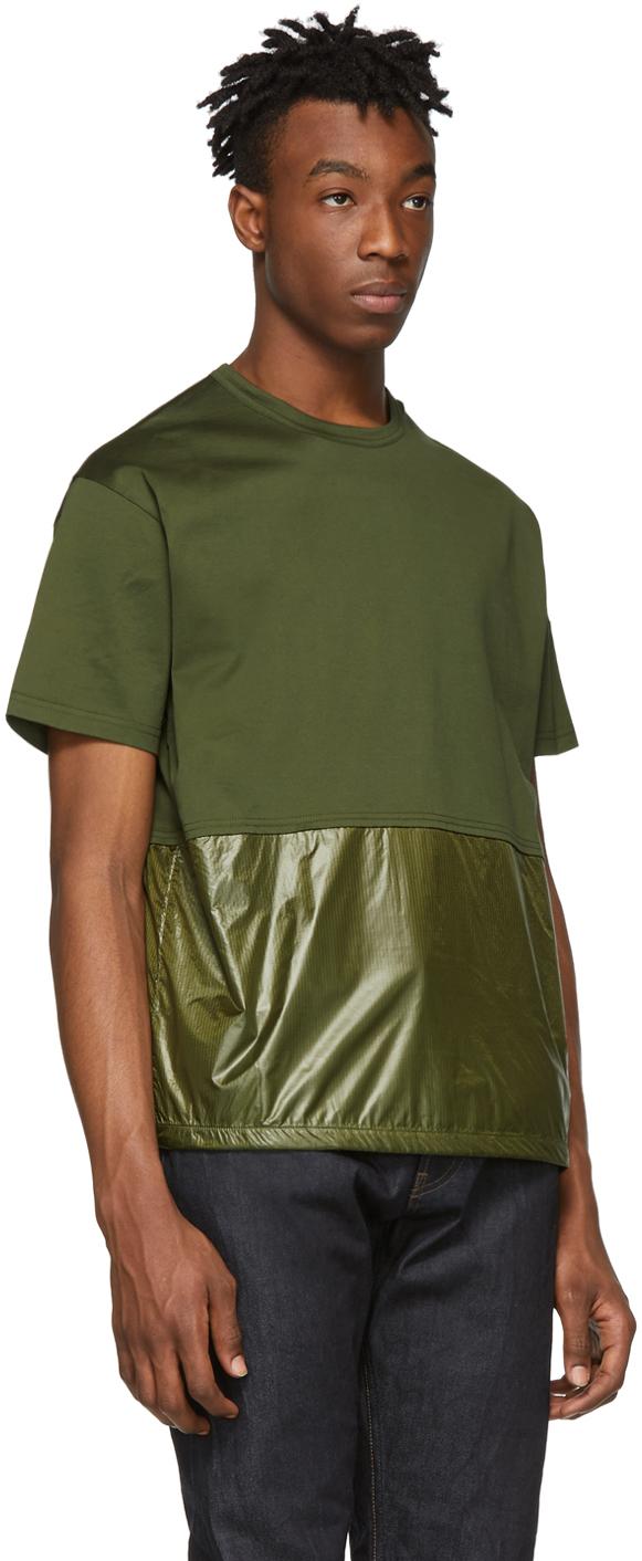 moncler green t shirt