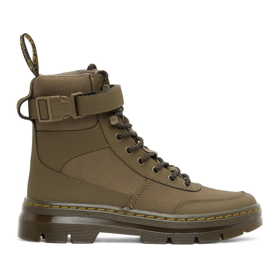 Dr. Martens Combs Tech Boots in Green for Men | Lyst