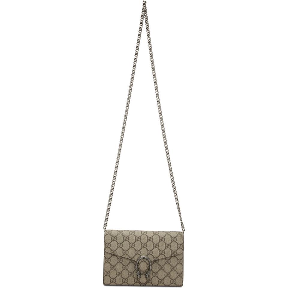 Gucci dionysus wallet on top chain red